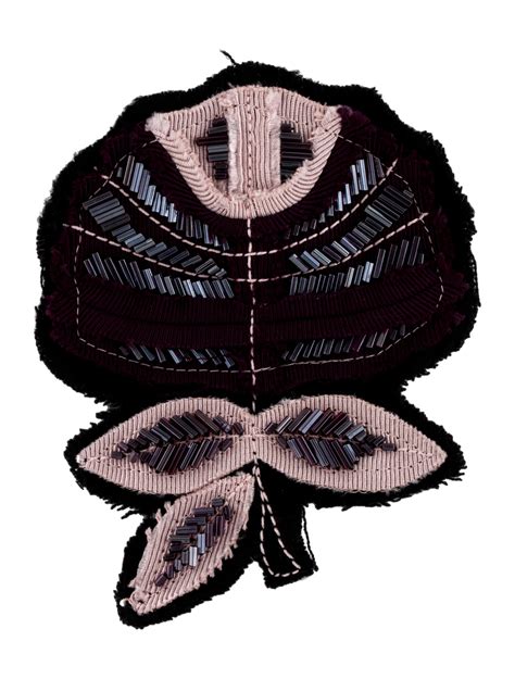 prada flower brooch